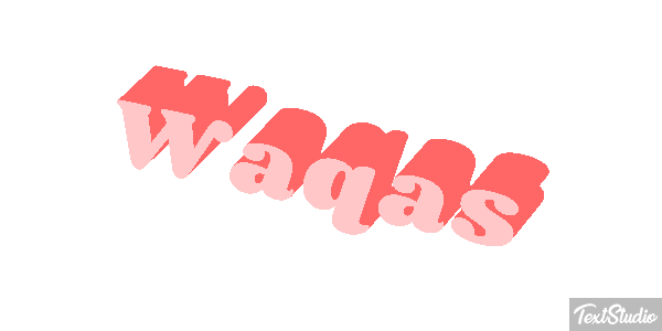 Waqas Text effect