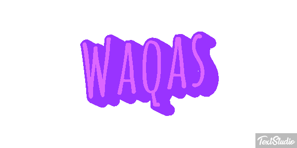 Waqas Text effect