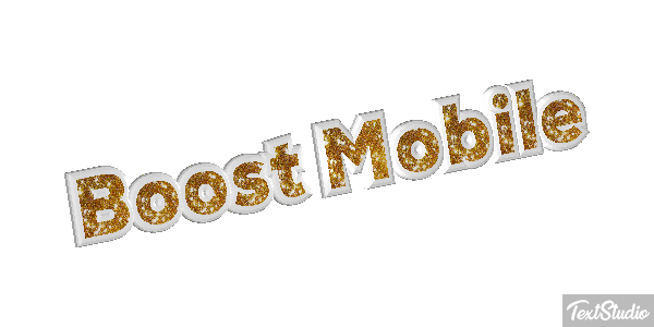 Boost Mobile Efekt tekstowy