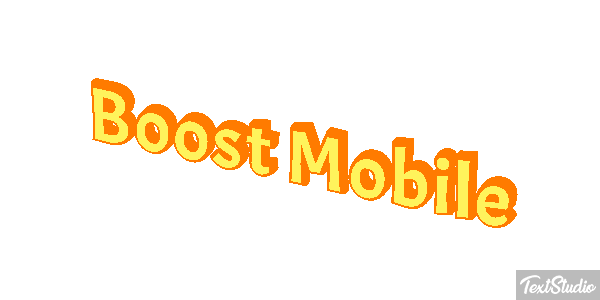 Boost Mobile Efekt tekstowy