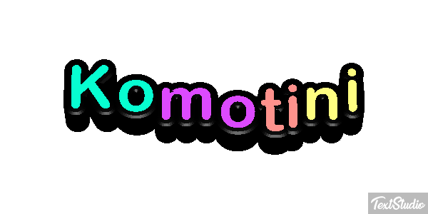 Komotini Efekt tekstowy