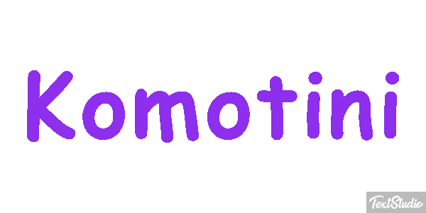 Komotini Efekt tekstowy