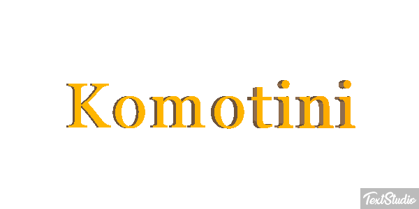 Komotini Efekt tekstowy