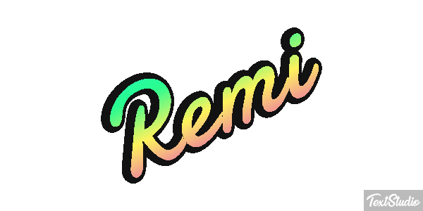 Rémi Tekst effect