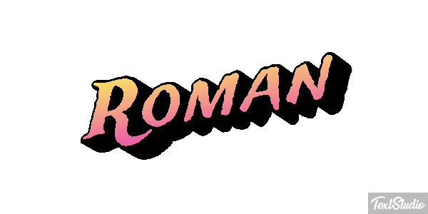 Roman Effetto testo