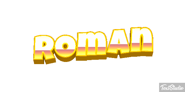 Roman Effetto testo