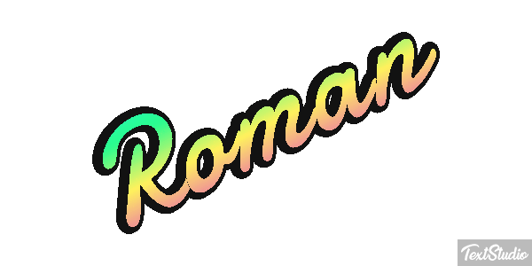 Roman Effetto testo