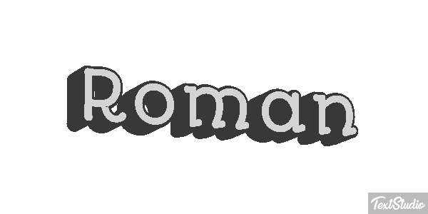 Roman Effetto testo