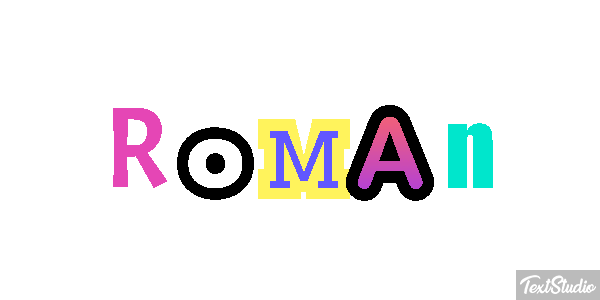 Roman Effetto testo