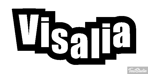 Visalia Effetto testo