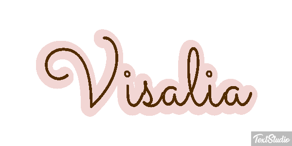 Visalia Effetto testo