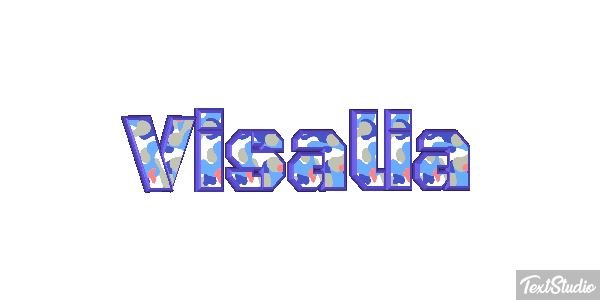 Visalia Effetto testo