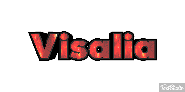 Visalia Effetto testo