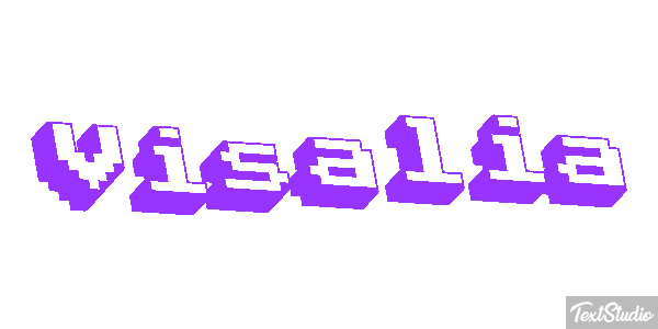 Visalia Effetto testo