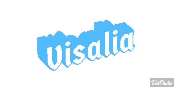 Visalia Effetto testo