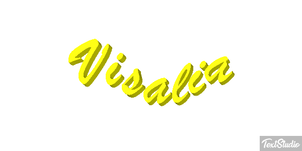 Visalia Effetto testo