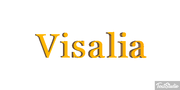 Visalia Effetto testo