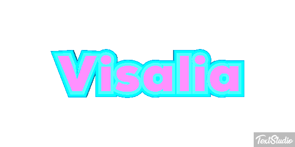 Visalia Effetto testo