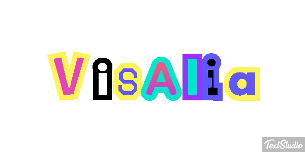 Visalia Effetto testo