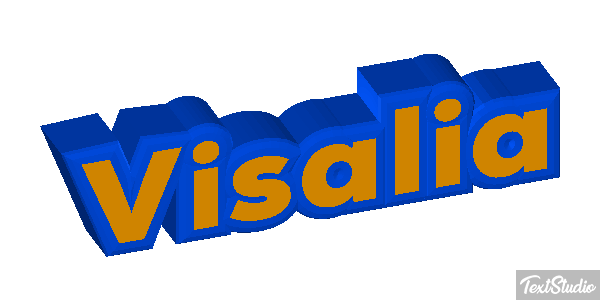 Visalia Effetto testo