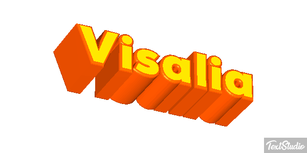 Visalia Effetto testo