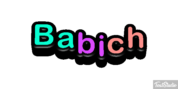 Babich テキスト効果