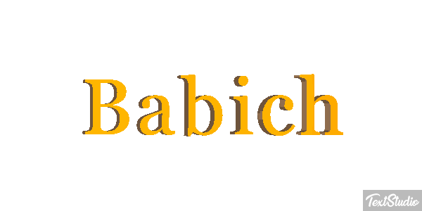 Babich テキスト効果
