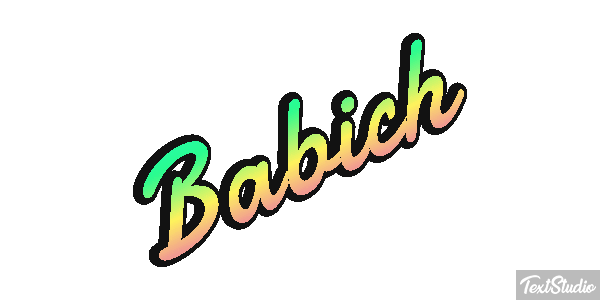 Babich テキスト効果