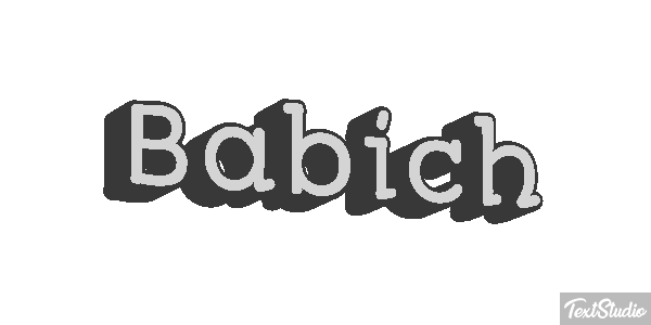 Babich テキスト効果
