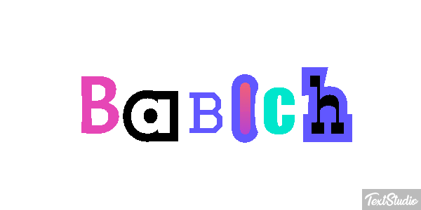Babich テキスト効果