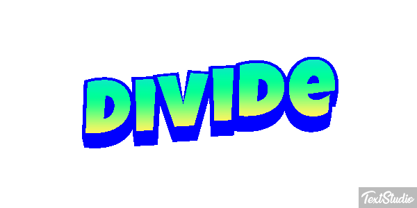 Divide Text effect