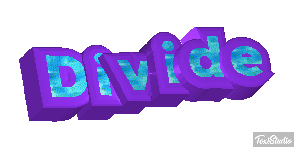 Divide Text effect