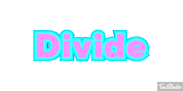 Divide Text effect