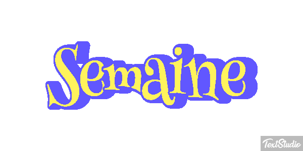 Semaine Text effect