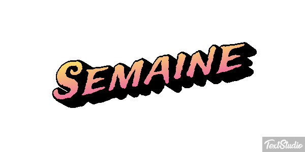 Semaine Text effect