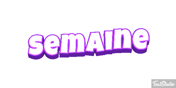 Semaine Text effect