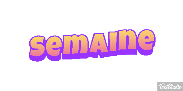 Semaine Text effect
