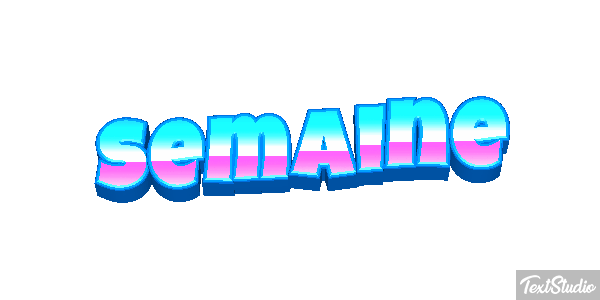 Semaine Text effect