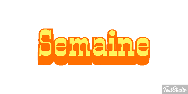 Semaine Text effect