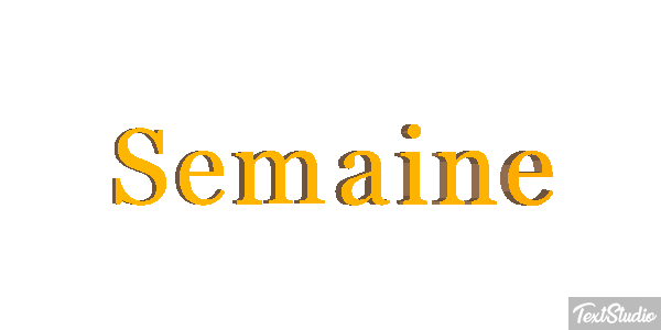 Semaine Text effect