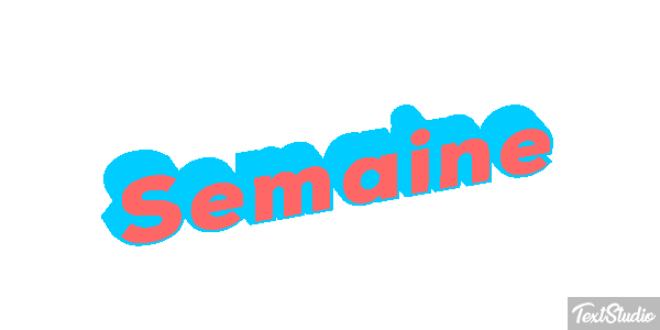 Semaine Text effect