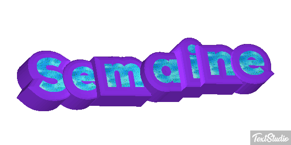 Semaine Text effect