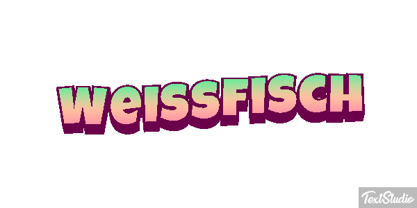 Weißfisch Effetto testo
