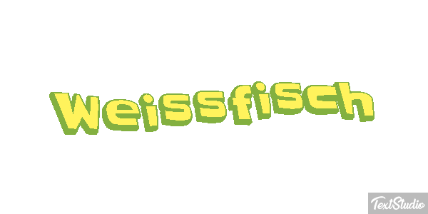 Weißfisch Effetto testo