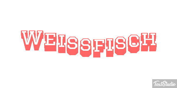 Weißfisch Effetto testo