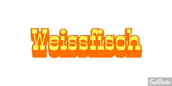 Weißfisch Effetto testo