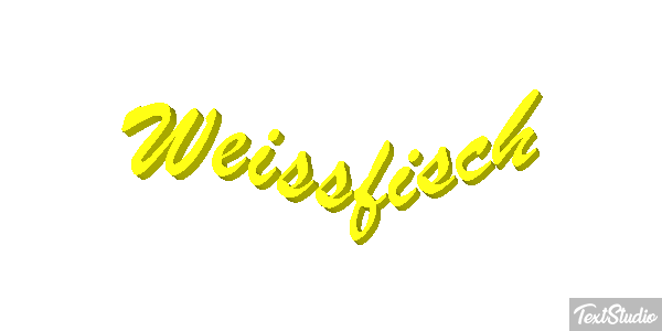 Weißfisch Effetto testo