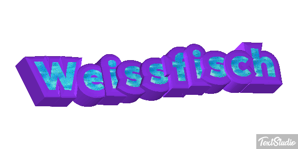 Weißfisch Effetto testo