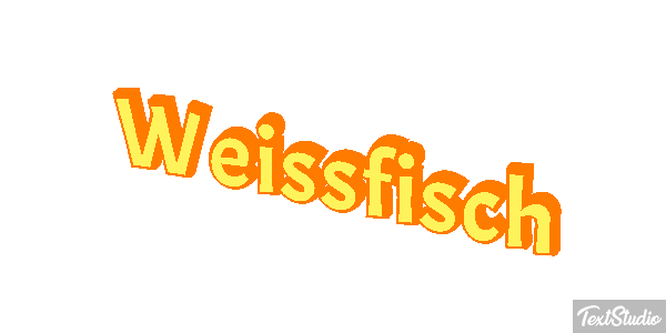 Weißfisch Effetto testo