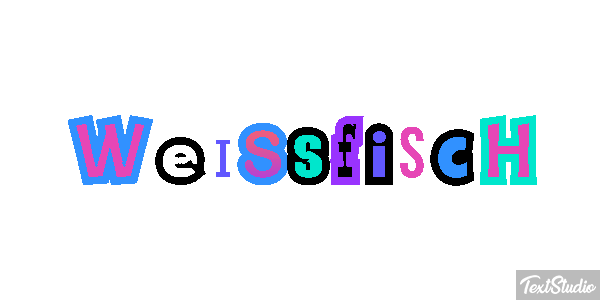 Weißfisch Effetto testo